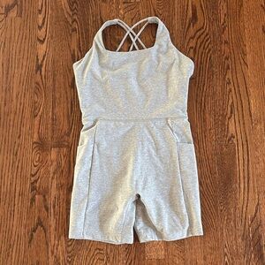 Calia Women's LustraLux 5" bodysuit - gray Size Medium